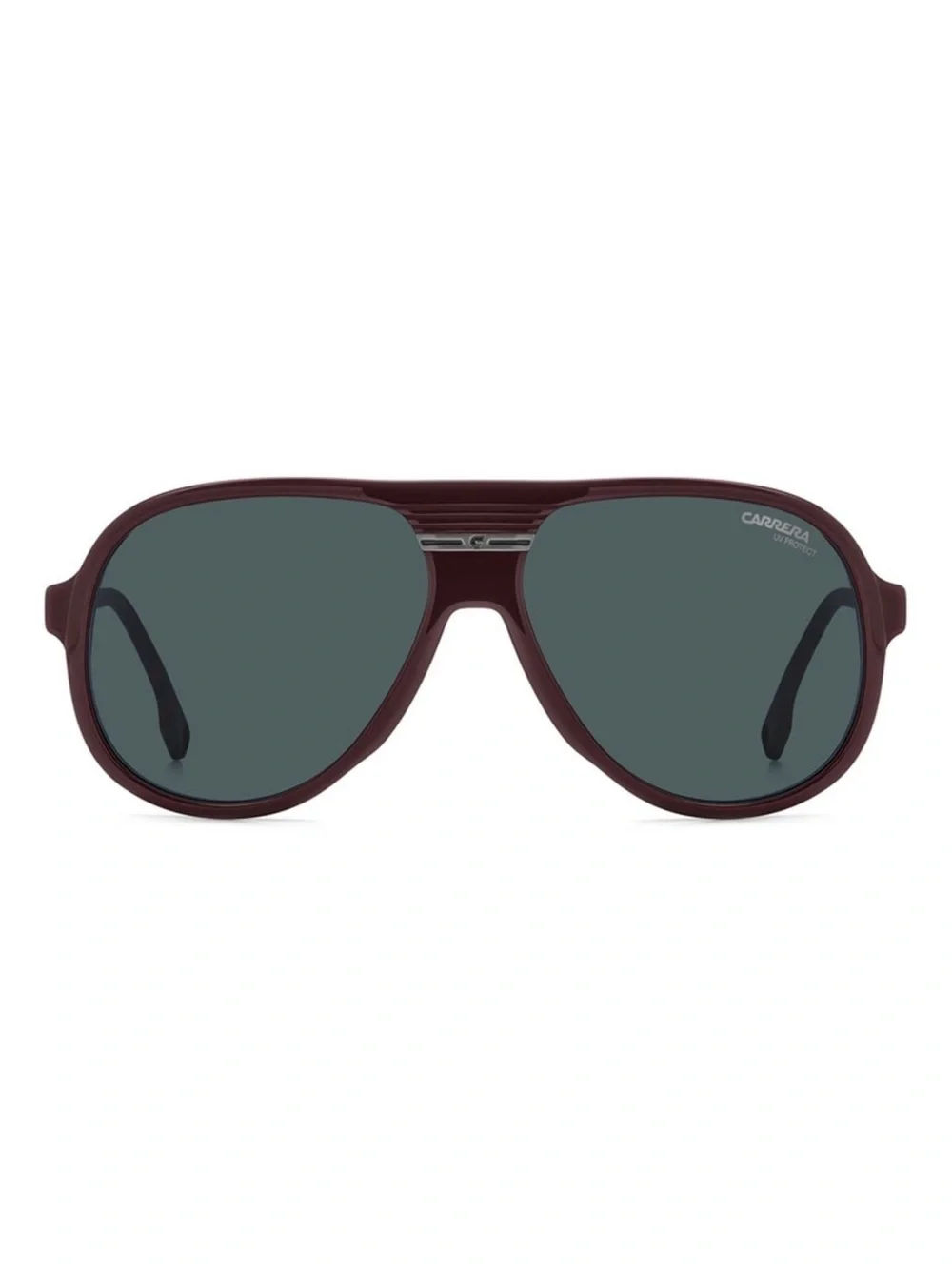 New  Carrera C SPORT 07/S LHFKU Men Burgundy Aviator Sunglasses Authentic